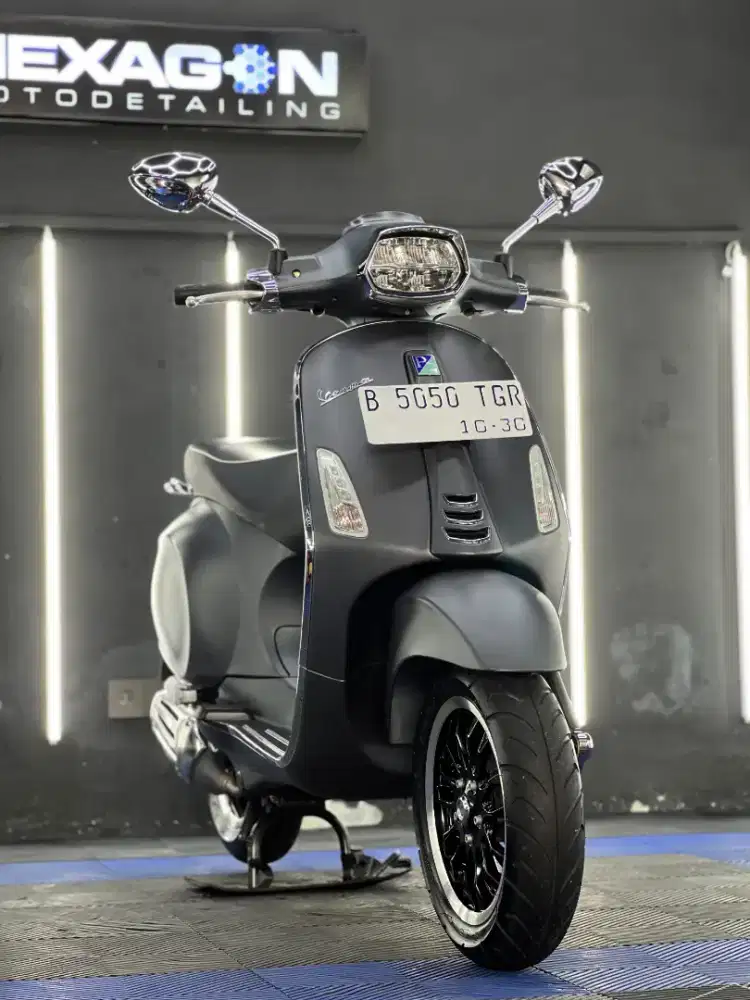 Vespa Sprint KM8rb! Abu Doff Termurah iget ABS 2020