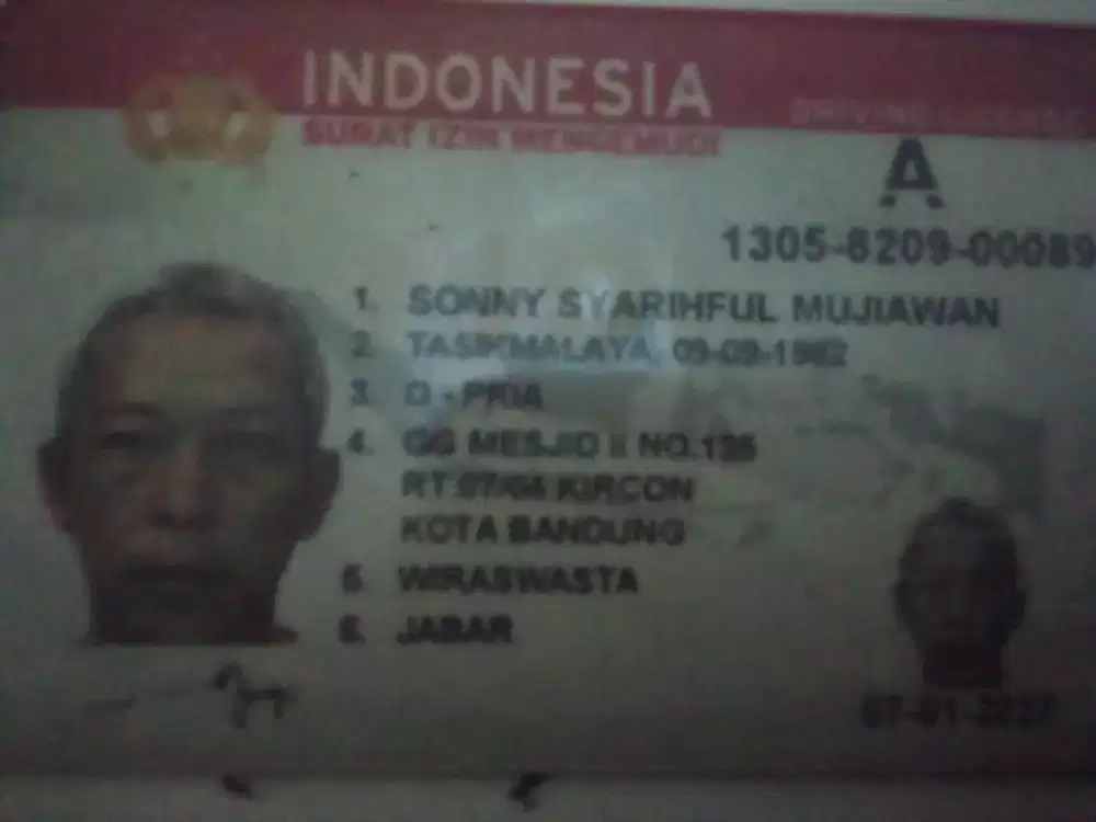 Mencari kerjaan supir pribadi