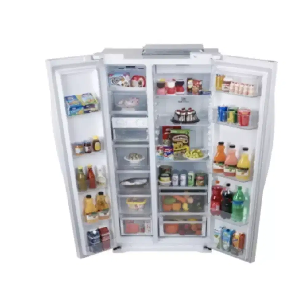 Kulkas LG side by side 561L Silver 2 pintu Freezer Refrigerator