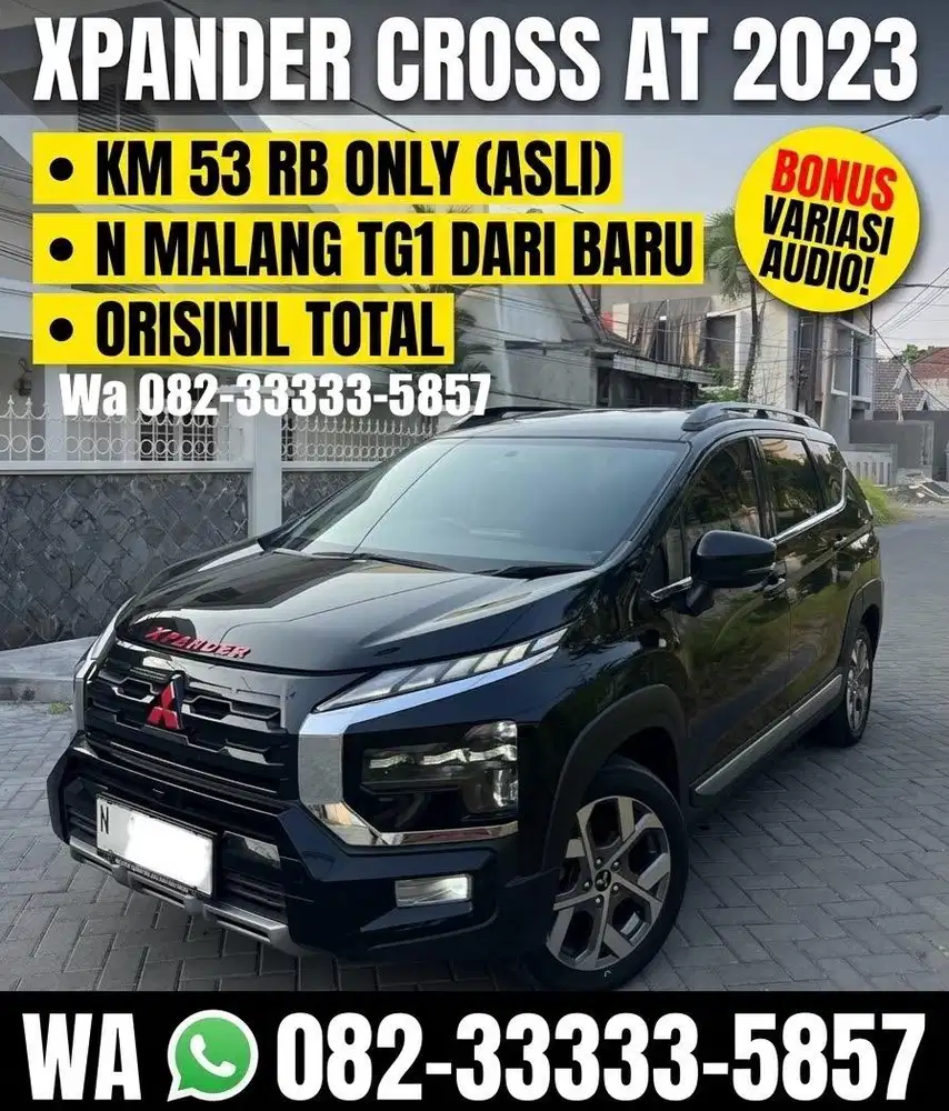Xpander cross premium package 2023 tg1 dr baru