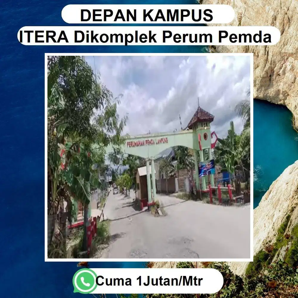 TANAH MURAH DEPAN KAMPUS ITERA