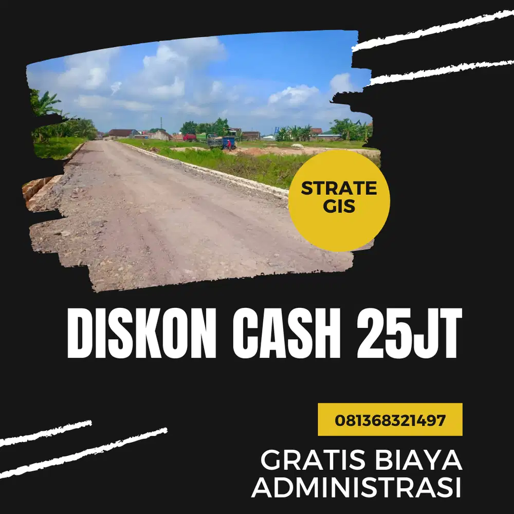 Tanah Kavling  Strategis Tanjung Senang