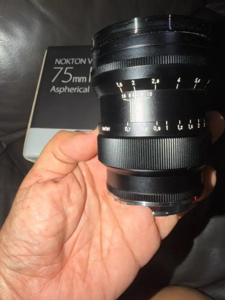 Voigtlander 75mm f1.5 like new