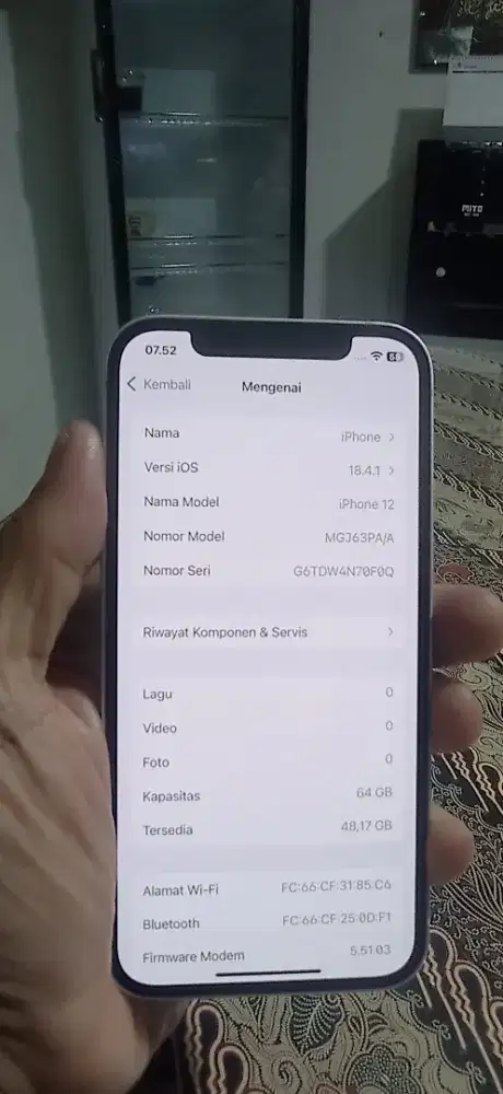 iPhohe 12. 64gb fullset. iBox resmi