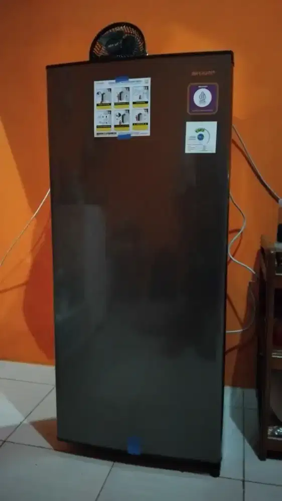 Kulkas 1 pintu warna abu