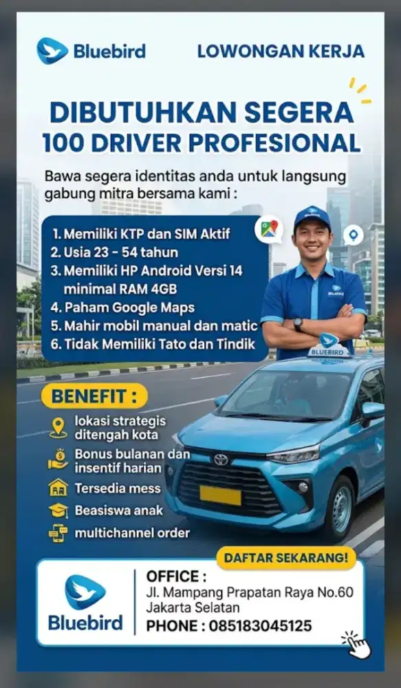 Loker Driver Perusahaan