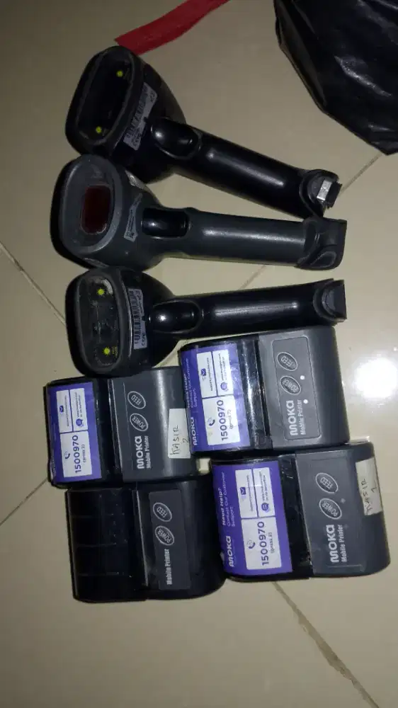 printer mobile moka plus scaner barcode