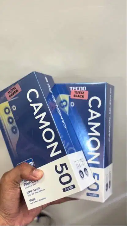 TECNO CAMON 50 PRO 5G 12GB+12GB*/512GB, 50MP Sony LYT-700C,