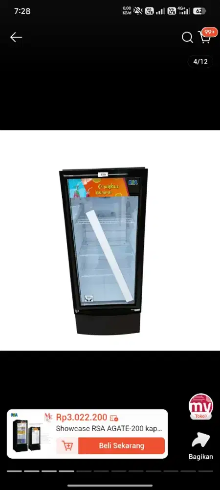 JUAL SHOWCASE SECOND