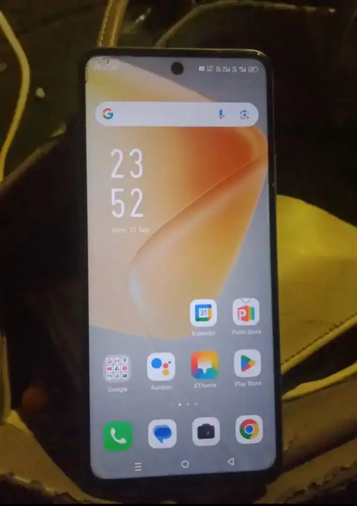 Jual infinix Hot 50 RAM 8+8/128. Helio G100