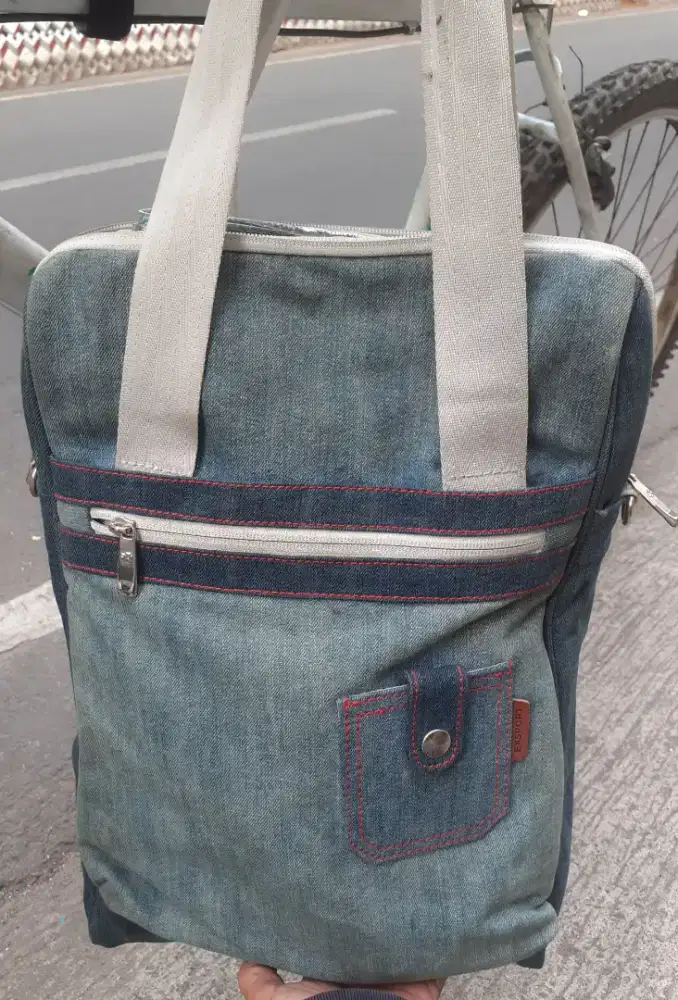 Tas Exsport Original Ransel bisa jadi slingbag