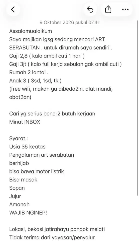 DICARI ART SERABUTAN