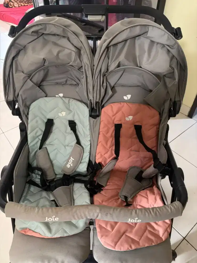 Jual Cepat Stroller Bayi Kembar Joie Aire Twin (Mulus & Lengkap)
