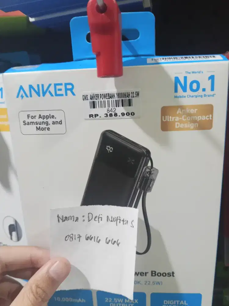 GNS. ANKER POWEBANK 10000MAH 22.5W