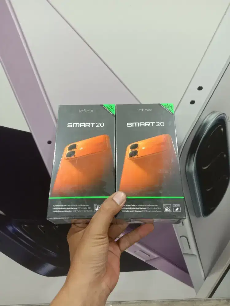 Fast respon WA Infinix Smart 20 4+4/128 Garansi resmi 1thn