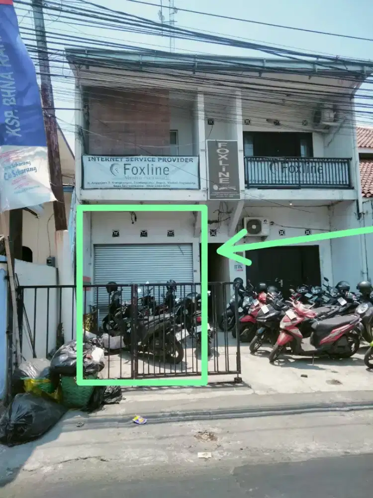 Ruko 1 lantai dibawah Parkiran Luas