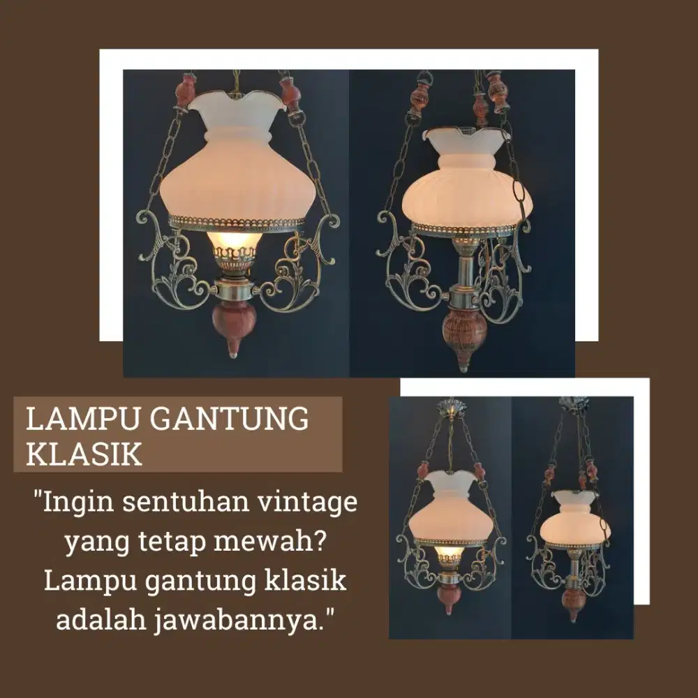 Lampu gantung minimalis