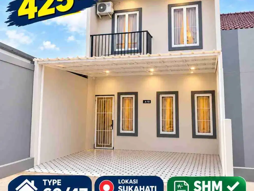 Rumah cash 2 lantai murah dan berkualitas