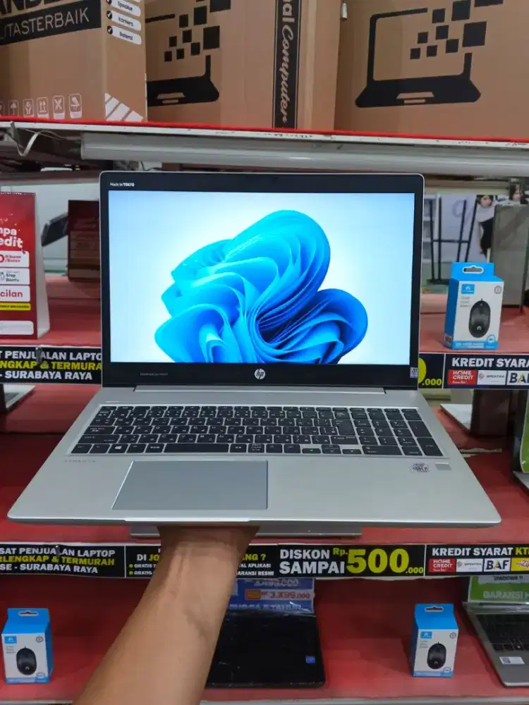 LAPTOP SLIM ELEGAN LAYAR LEBAR HP PROBOOK 450 G7