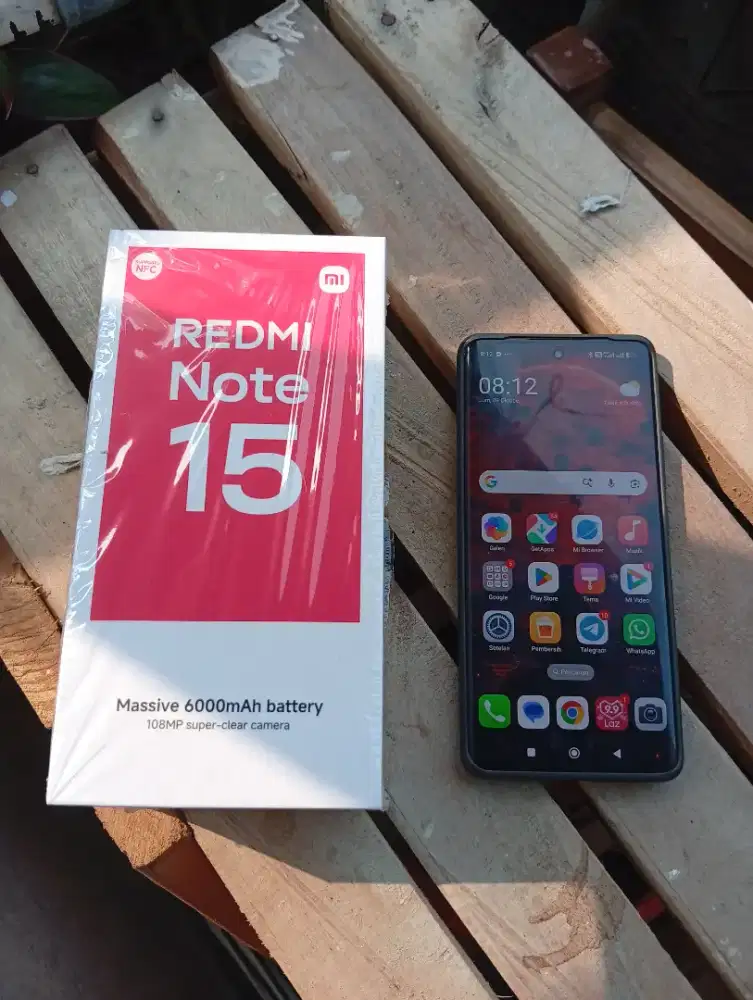 Redmi Note 15 4G 8/256 Gb 100% Ori Fullset Mulus Banget