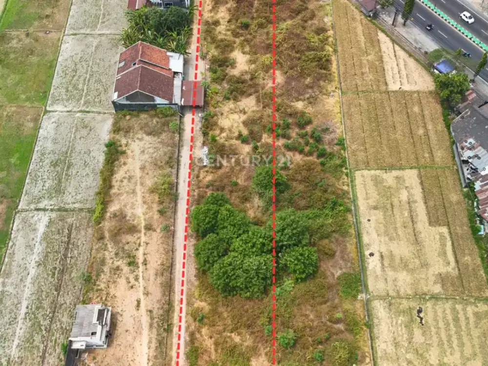 Tanah Premium 2100m2 Koridor Jogja Solo Potensi Komersial