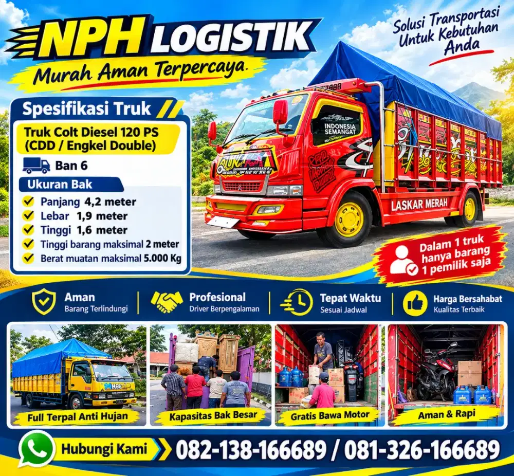 Jasa angkut sewa truk pindahan rumah Solo