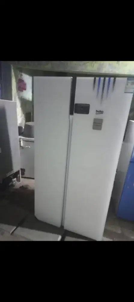 Jual bu kulkas 2 pintu side bye side normal no kendala