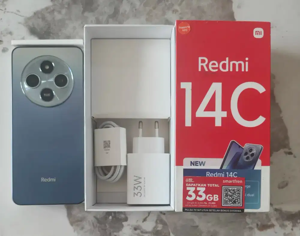 Xiaomi Redmi 14c Ram 8/256gb second fullset no minus