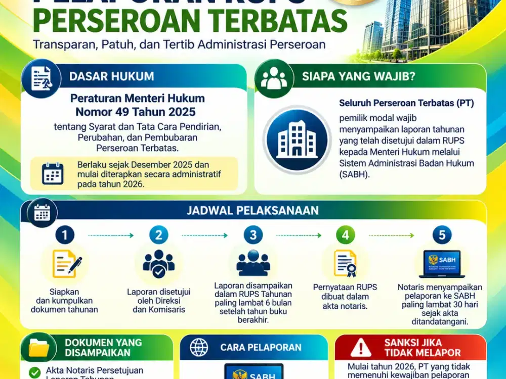 Jasa Pelaporan RUPS Tahunan PT –  Cepat, Mudah & Profesional