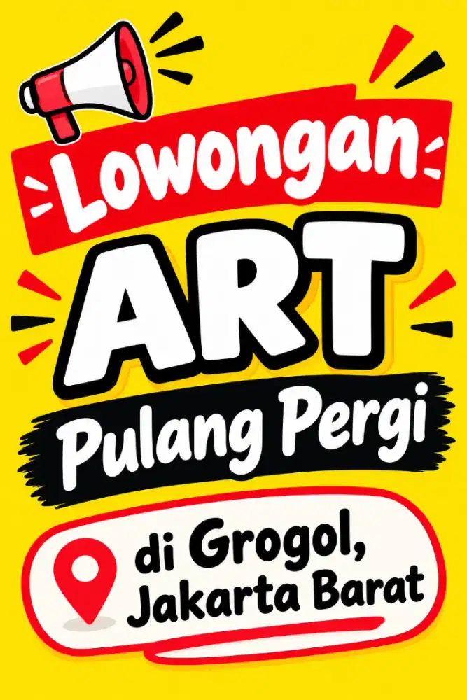 Lowongan ART pulang pergi