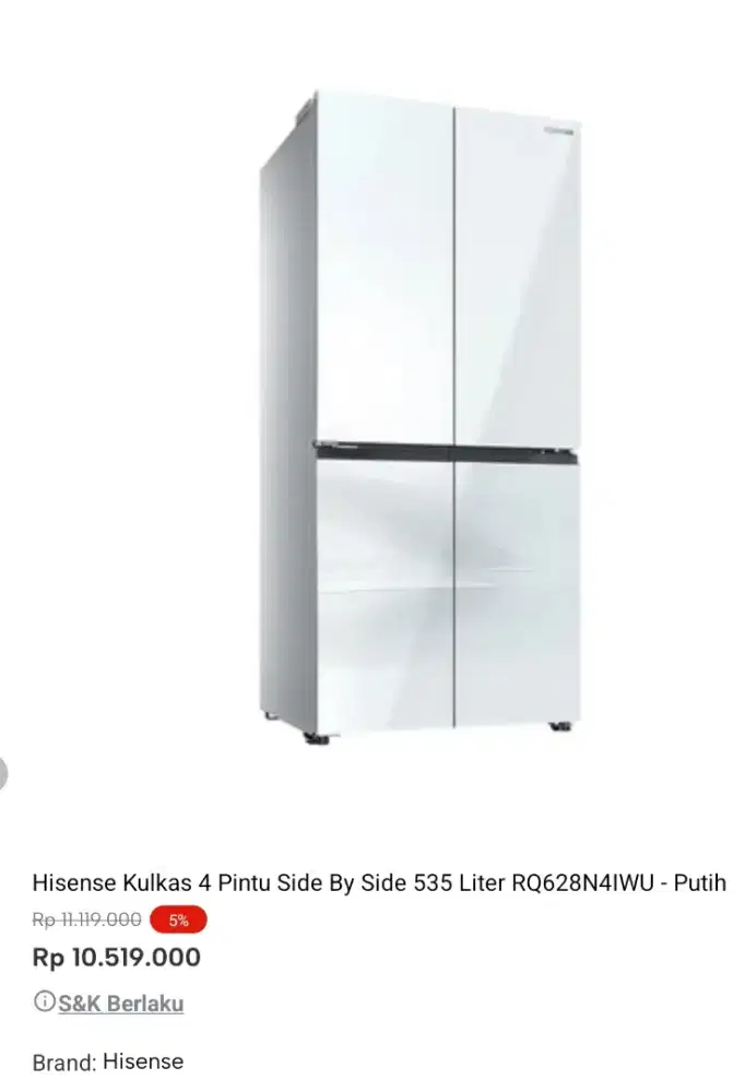kulkas promo bisa cicilan syarat ktp tanpa dp bayar bulan depan