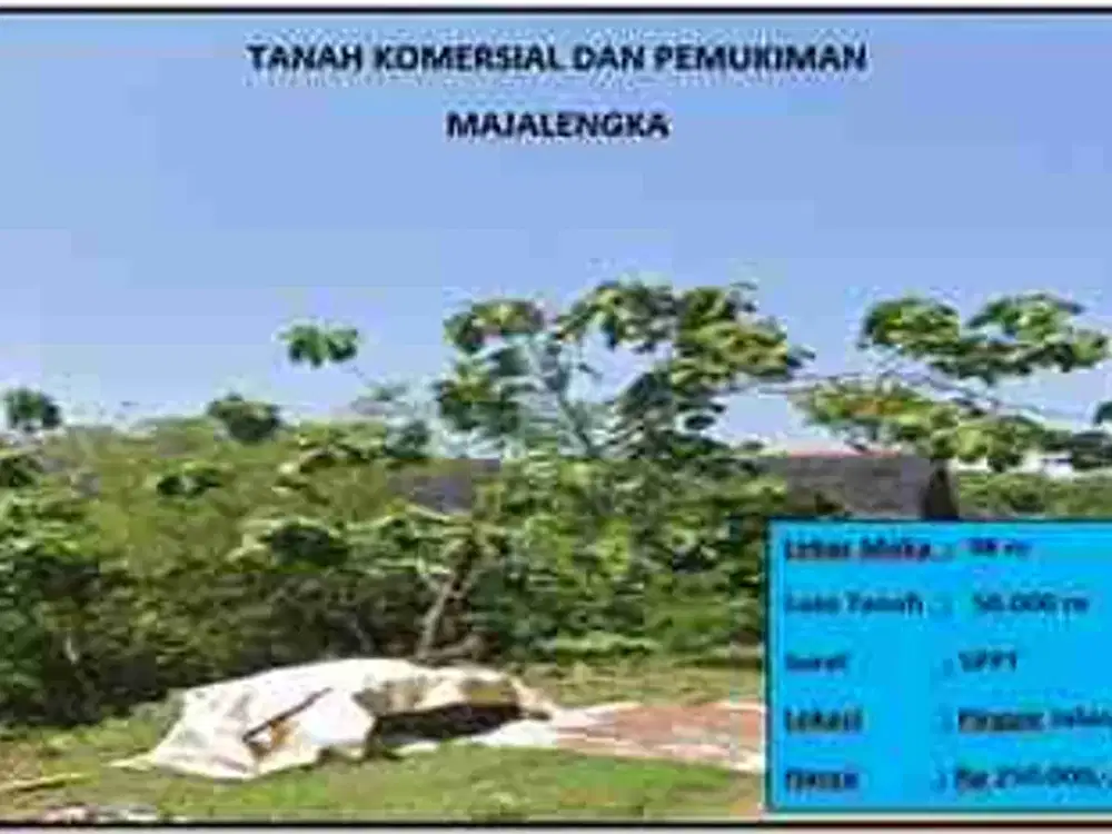 Tanah komersial dan pemukiman majalengka