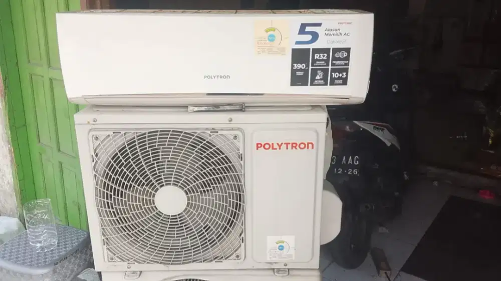 Jual ac politron R 32 1/2pk lowatt 350 watt kondisi 95% ori semua