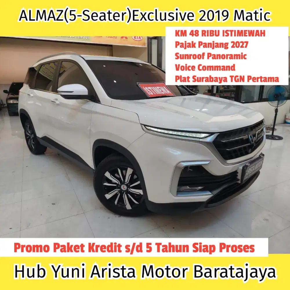 Almaz 5-seater 2019 Matic KM48RB TGN1PlatSby Sunroof ISTIMEWAH