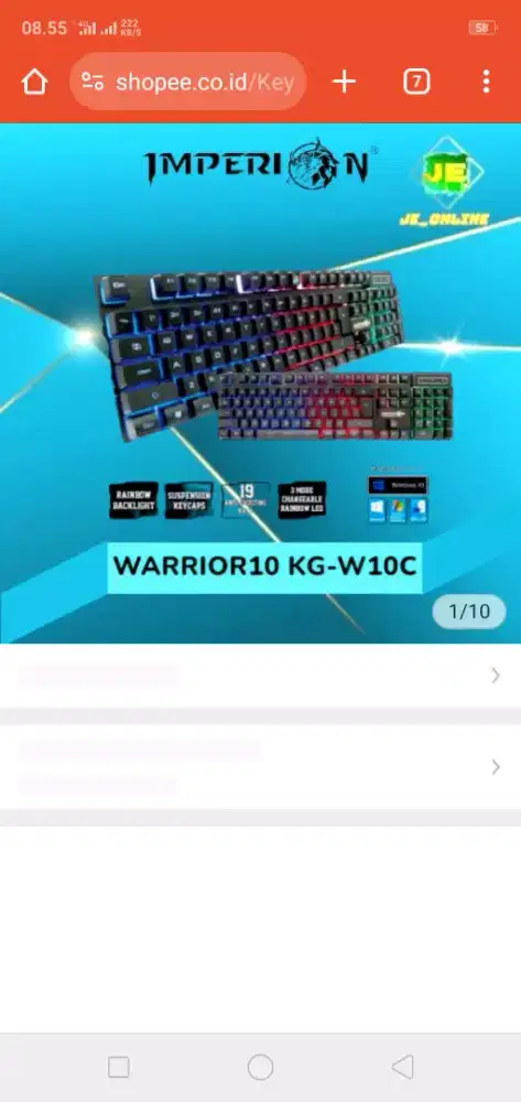 Keyboard games jual murah aja
