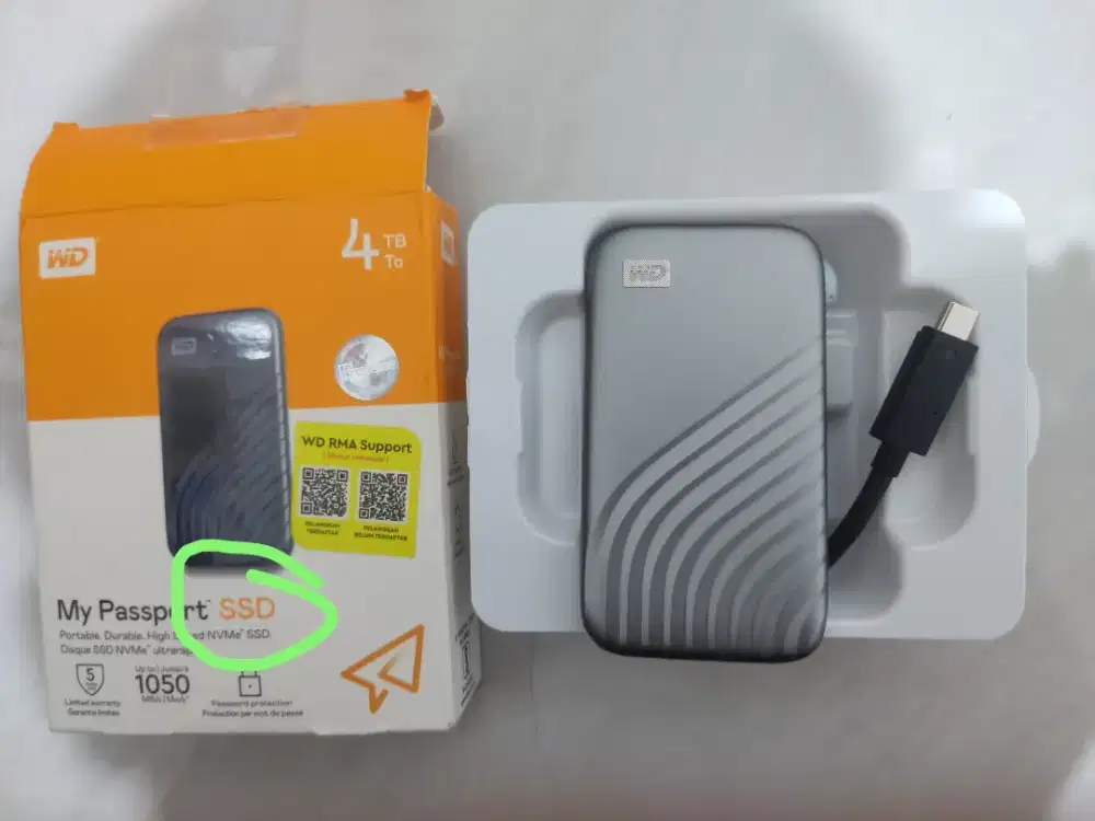 SSD 4 TB WD My Passport Second