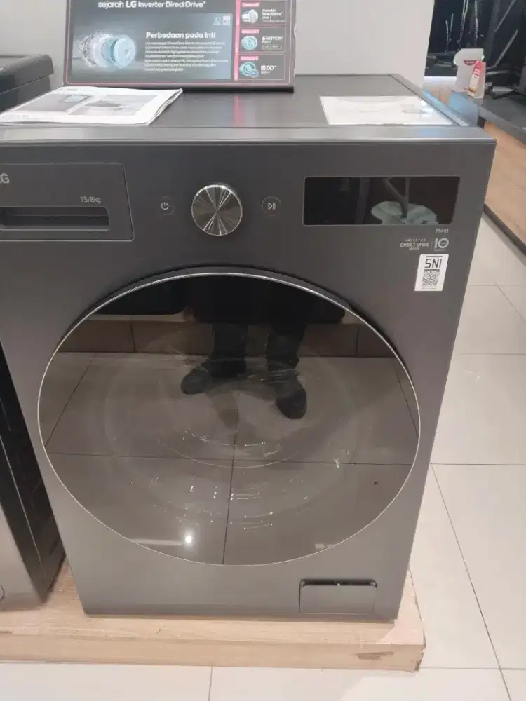 MESIN CUCI LG 15 KG WASH & DRY