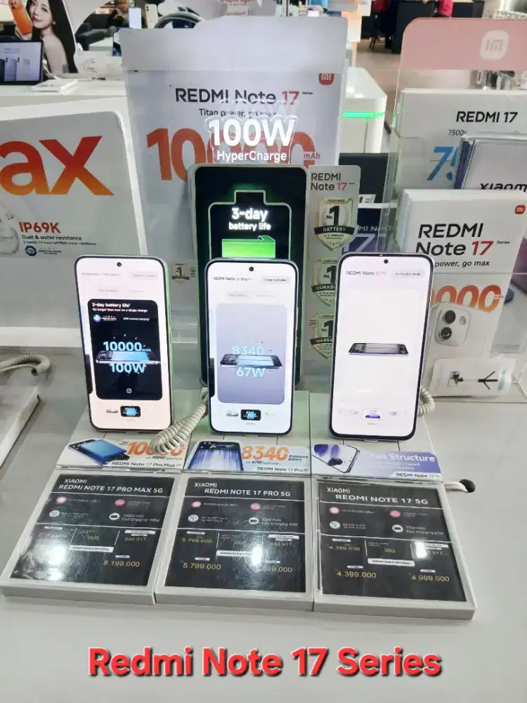 XIAOMI NOTE 17 5G READY BISA CICILAN 0 RUPIAH