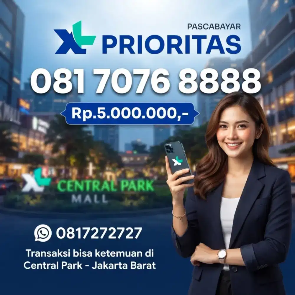 NOMOR CANTIK XL 7076 8888