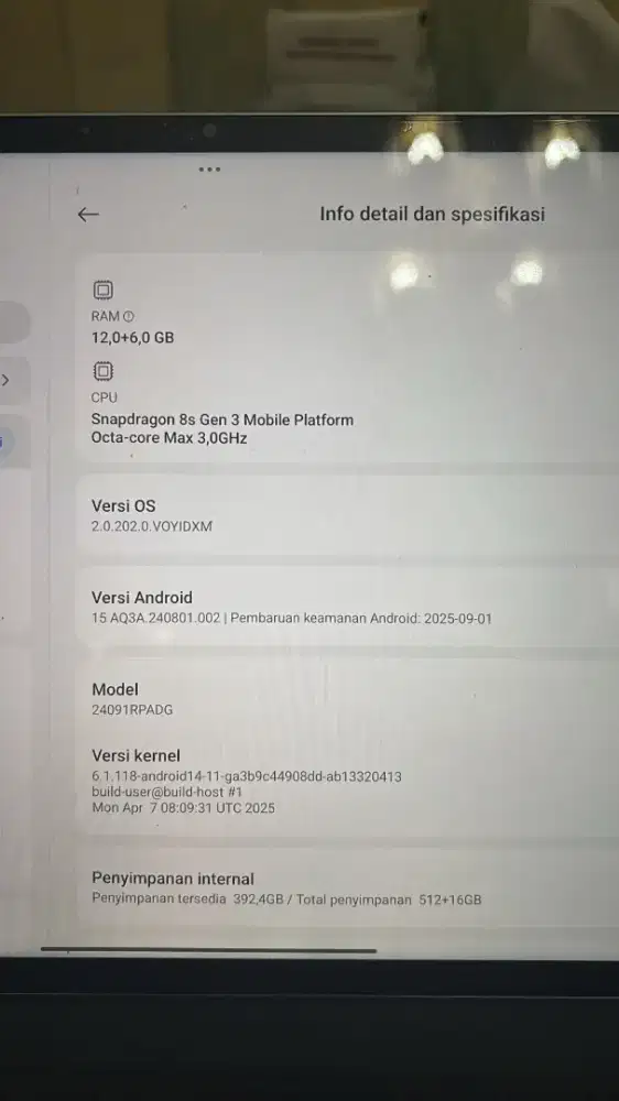 Xiaomi pad 7 pro