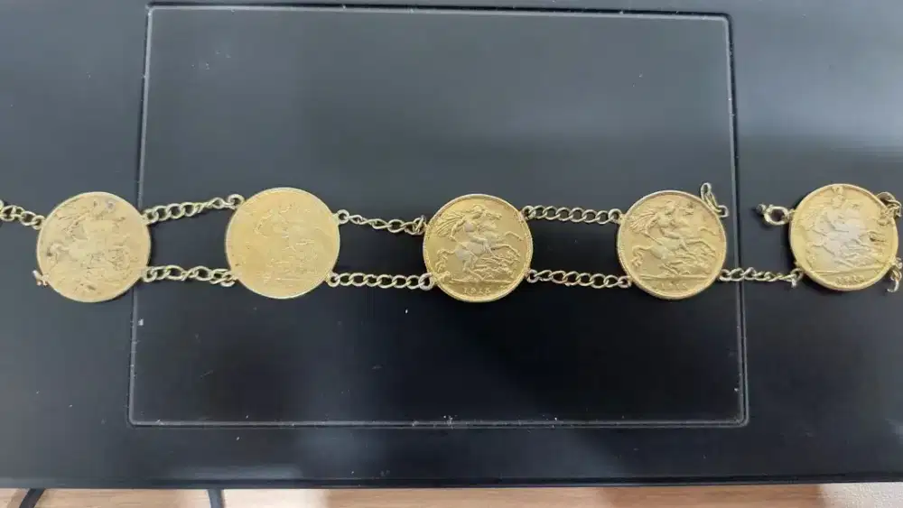 Kalung koin kuno antik