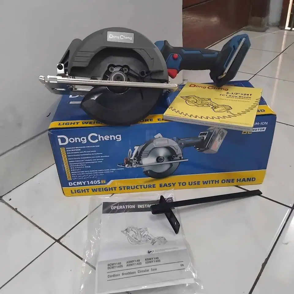 BISA COD Mesin Gergaji Listrik Circular Saw Tanpa Baterai DONGCHENG