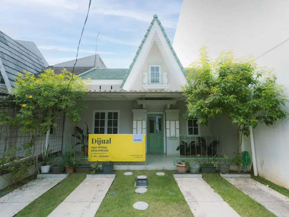 Rumah Second Rasa Baru Dengan Harga Terjangkau, Berada di Lingkungan Hijau Kawasan Perbukitan Sentul