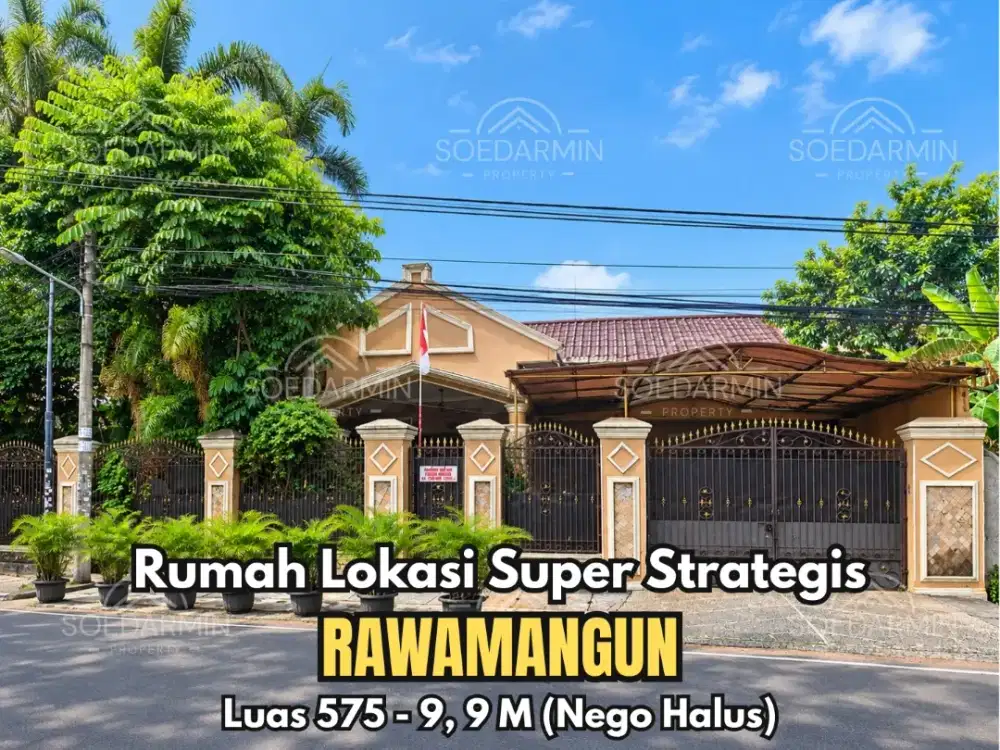 Jual Rumah di Rawamangun / Cipinang Baru | ASRI & LUAS | SHM