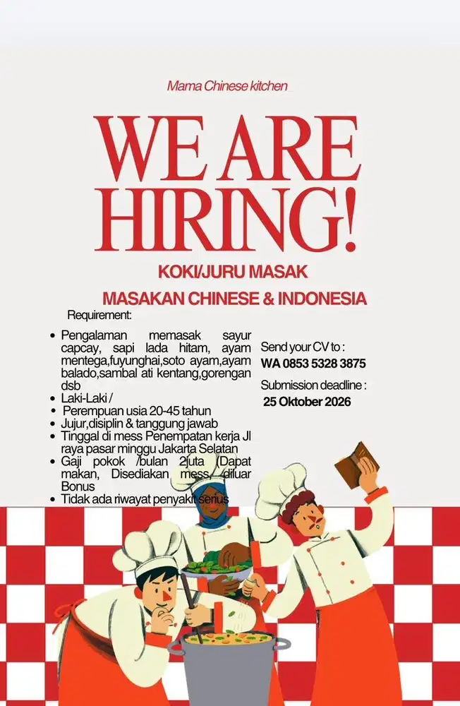 Juru masak/koki