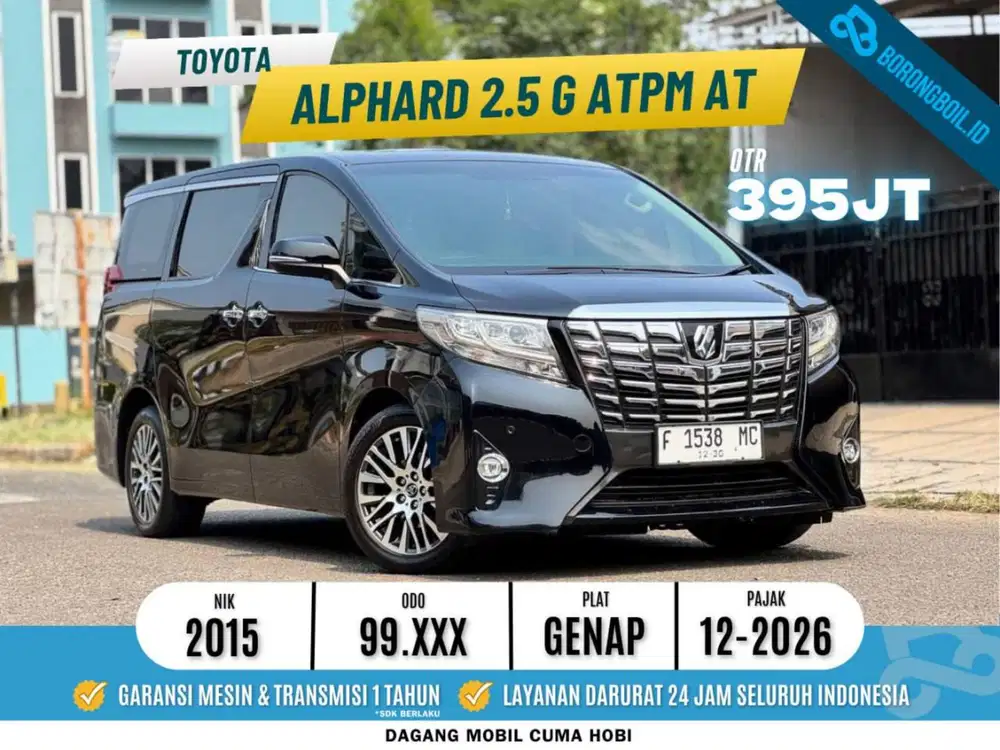 [TERMURAH] Alphard 2.5 G ATPM 2015