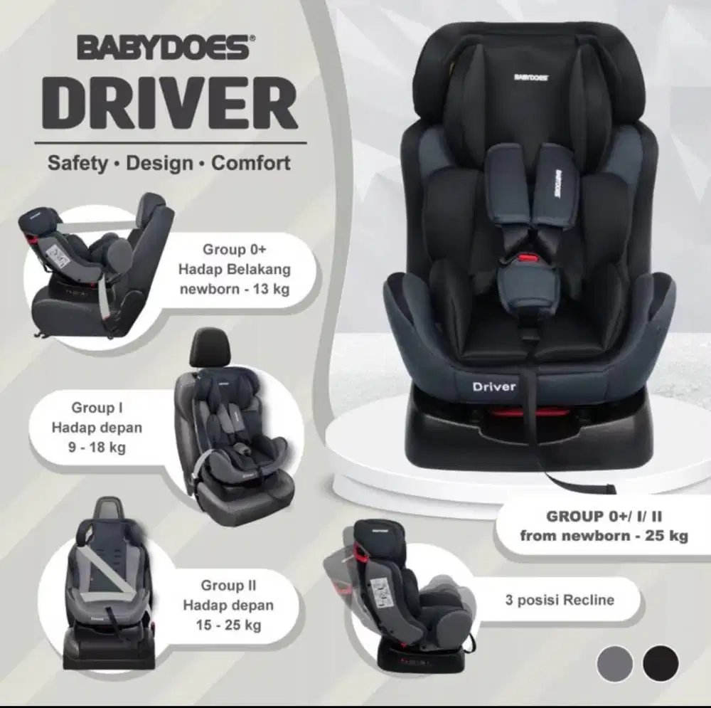 Car Seat Babydoes Driver (CH-9175-SN)