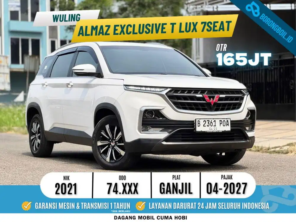 Wuling almaz exclusive T Lux 7seat