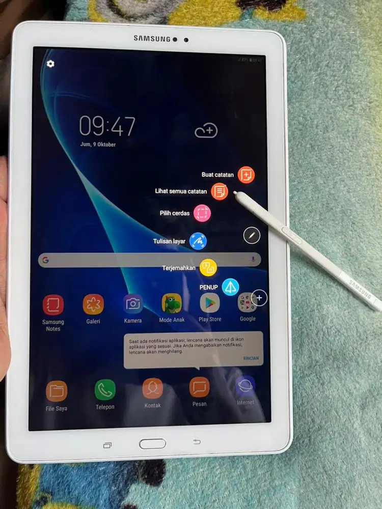 Tab samsung galaxy A6 Spen (fullset sampe nota)