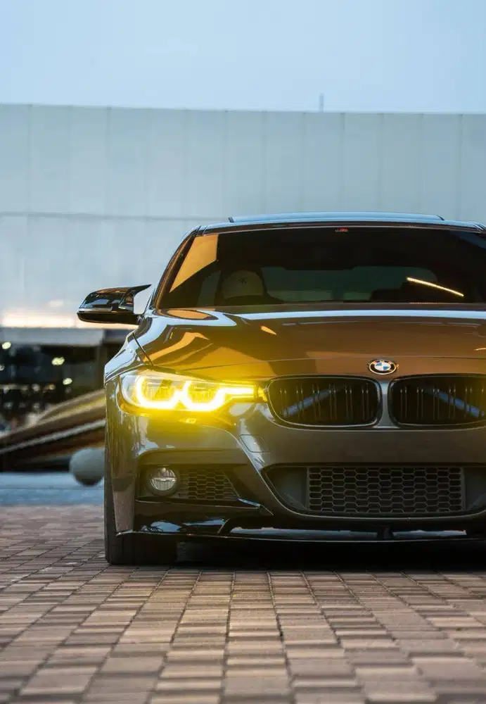 Bmw 330i M sport F30 2015 black hitam bmw fullsystem exhaust 2014/2016